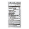 ['Nutrition facts label for a product with 10 calories per serving.']