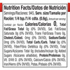 ['Nutrition facts label for a product with 0 calories per serving.']