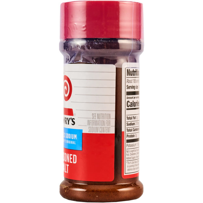 ["A bottle of Lawry's Seasoned Salt."]