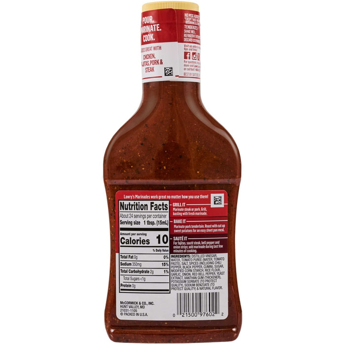 The back of a bottle of Ken's Steak House Italian Dressing shows the nutrition facts and ingredients.