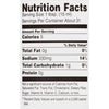 ['Nutrition facts label for a product with 5 calories per serving.']