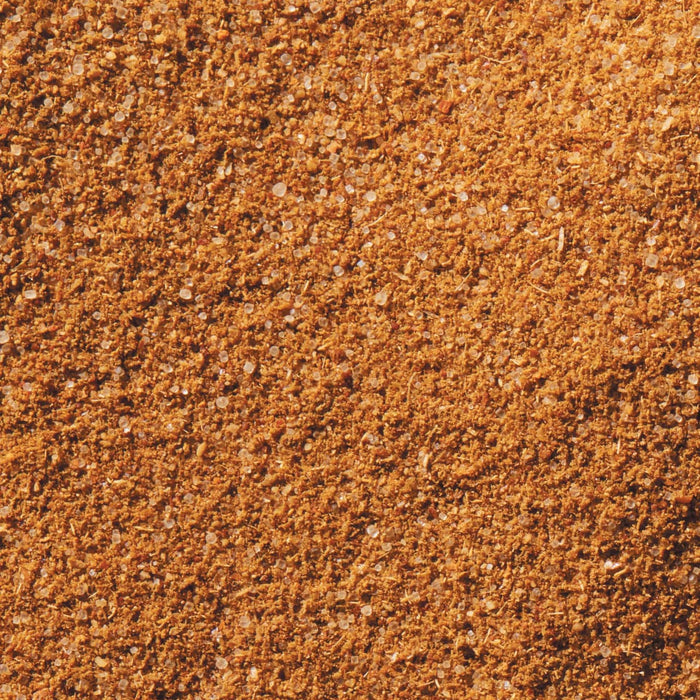 Close up of a mixture of spices and salt.
