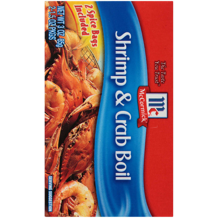 McCormick® Golden Dipt® Shrimp & Crab Boil Spice, 3 oz