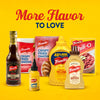 A variety of Frenchs products are displayed including Worcestershire sauce crispy fried onions honey mustard classic yellow mustard spicy brown mustard and chili-O seasoning mix under the text More Flavor to Love.