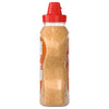 A clear plastic squeeze bottle of French'S Honey Dijon Mustard Gluten Free stands upright, filled with a light brown, speckled condiment and topped with a red flip-top cap.
