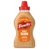 A 12 oz squeeze bottle of Frenchs Brown Honey Dijon Mustard 12 Oz featuring a red flip top cap and a vibrant orange label with the brand logo.