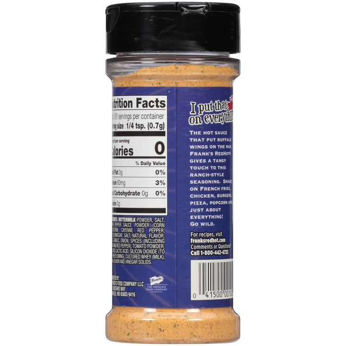 Frank's RedHot® Buffalo Ranch Seasoning Blend, 4.75 oz