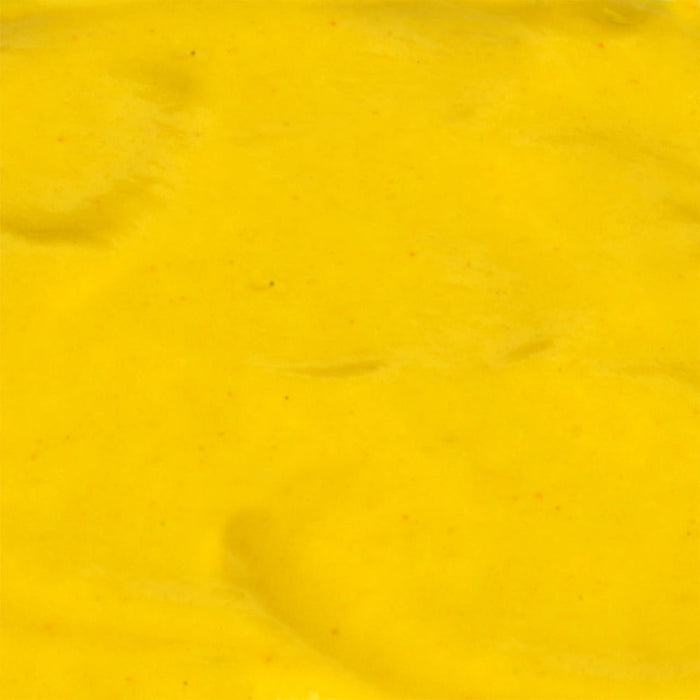 ['A close-up of a yellow, smooth, and creamy substance.']