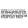 A list of ingredients for a product.