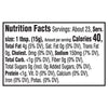 The nutrition facts label for French'S Creamy Yellow Mustard 12 Oz details 40 calories per 1 tbsp serving, 4g total fat, 150mg sodium, and less than 1g total carbohydrates and protein.