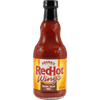 ["A bottle of Frank's RedHot Wings Smokin' Sweet BBQ sauce."]