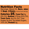 ['Nutrition facts for a serving of the product.']