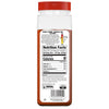 ["A bottle of Frank's RedHot Nashville Hot Seasoning with nutrition facts and ingredients listed."]