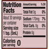 ['Nutrition facts label for a product with 0 calories per serving.']
