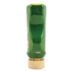 ["A green plastic bottle of French's Mustard with a yellow cap."]