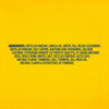 The ingredients list for Frenchs Dill Pickle Sandwich Spread Regular Inverted Squeeze Bottle Rp 12 Oz is displayed in blue text on a yellow background.