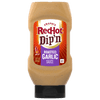 ["A bottle of Frank's RedHot Dip'n Roasted Garlic Sauce."]