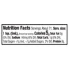 ['Nutrition facts label showing that one teaspoon (5mL) contains 5 calories, 0g of total fat, 140mg of sodium, 1g of total carbohydrates, less than 1g of total sugars, and 0g of protein.']