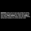 ["The image shows the ingredients list for Frank's Red Hot Sauce, including cayenne peppers, distilled vinegar, and sesame oil."]