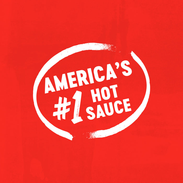 The image displays a badge that reads America's #1 Hot Sauce.