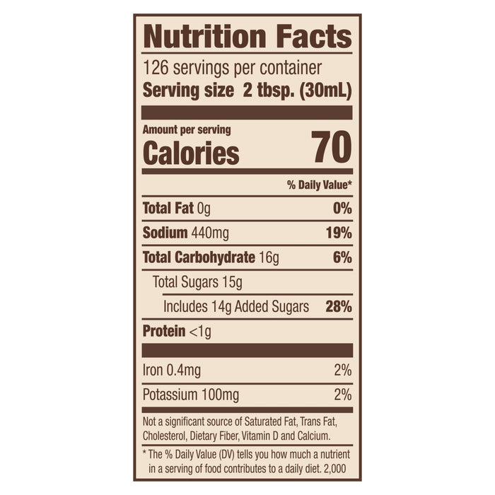 ['Nutrition facts label for a product with 70 calories per serving.']