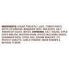 ['A list of ingredients for a product.']