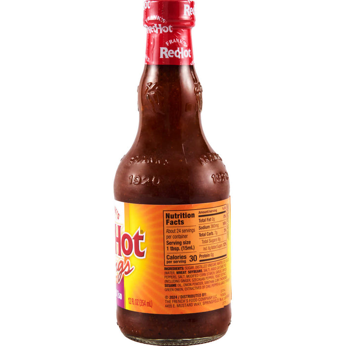 Frank's RedHot® General Tso Wings Sauce, 12 fl oz