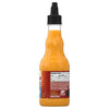 A bottle of Franks RedHot Buffalo Ranch a creamy sauce with visible spices.