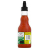 A bottle of Franks RedHot Sriracha Chili Sauce.