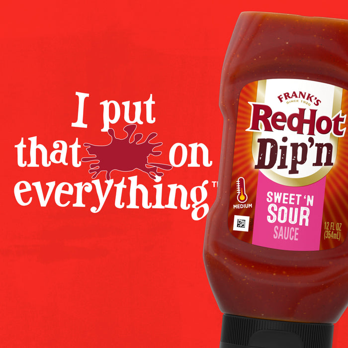 Frank's RedHot® Sweet 'N Sour Dip'n Sauce, 12 fl oz