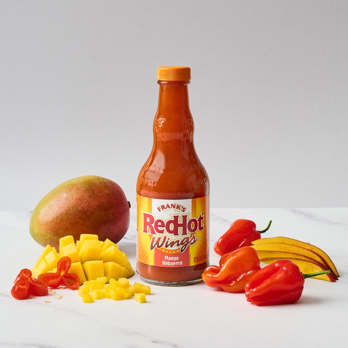Frank's RedHot® Mango Habanero Wings Sauce, 12 fl oz