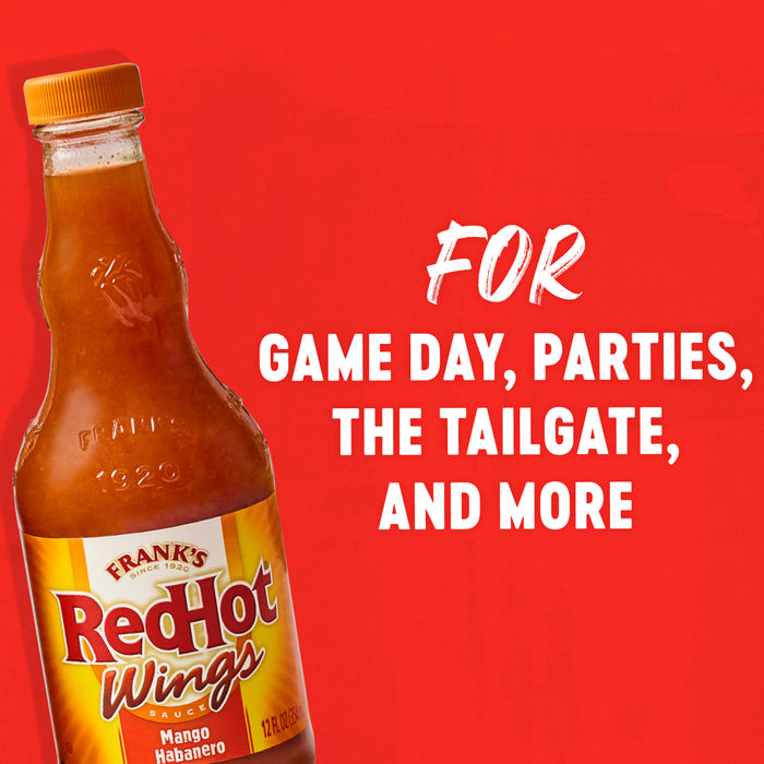 Frank's RedHot® Mango Habanero Wings Sauce, 12 fl oz