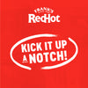 Frank's RedHot logo with the phrase Kick it up a notch!