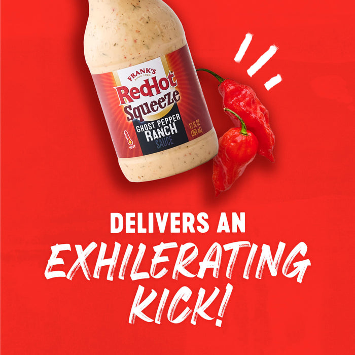 Frank's RedHot Squeeze delivers an exhilarating kick of flavor.