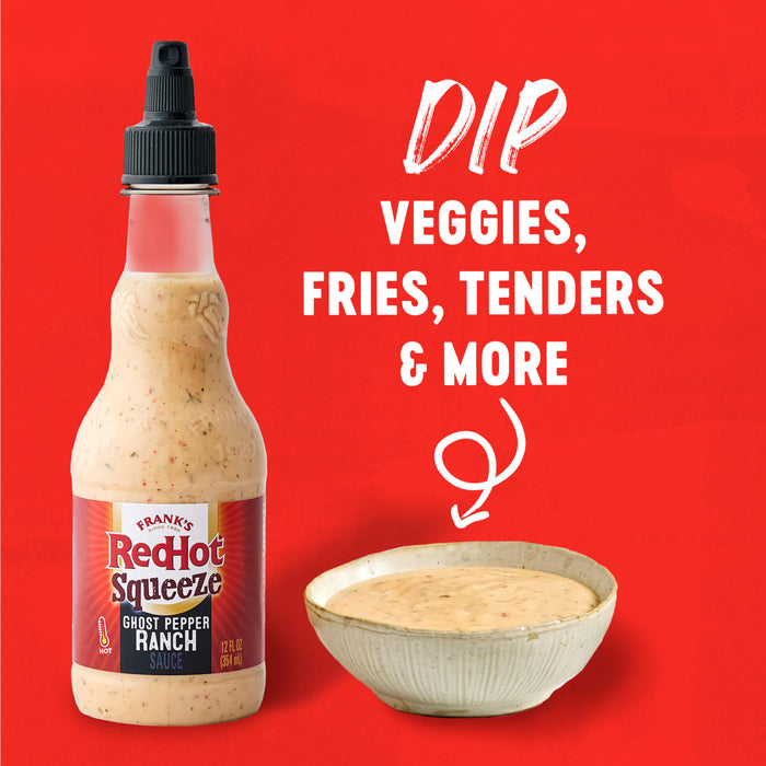 Frank's RedHot® Ghost Pepper Ranch Squeeze Sauce, 12.0 fl oz – McCormick