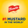 French's mustard logo, claiming to be the number one mustard in the world.