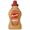 A bottle of French's Maple Flavored Mustard.