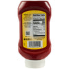 The back of a bottle of French'S, 20 Oz ketchup, displaying the nutrition facts and ingredients label.