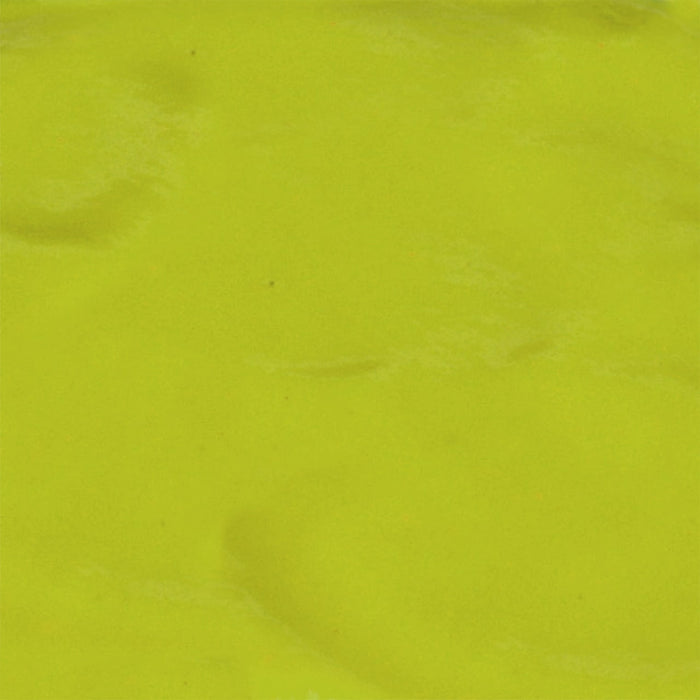 A close-up, textural view shows the vibrant chartreuse color of French'S Goomi'S Green Mustard, 8.0 Oz.