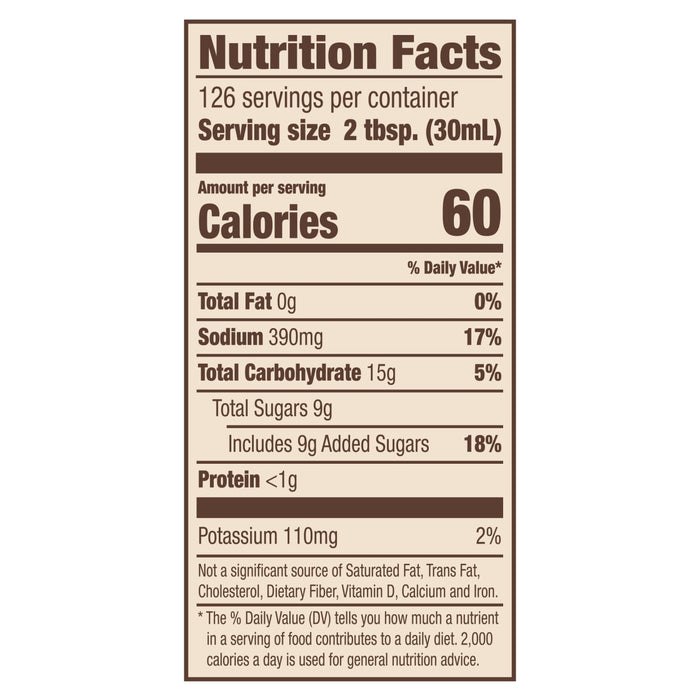 ['Nutrition facts label for a product with 60 calories per serving.']