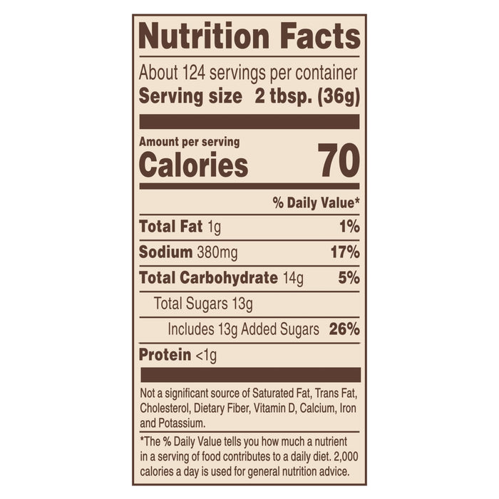 Cattlemen's Carolina Tangy Gold BBQ Sauce, 1.0 gal