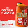 A gallon jug of Frank\'s RedHot Original Cayenne Pepper Sauce with the tagline I put that on everything.