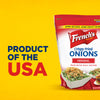 ["A bag of French's Crispy Fried Onions, a product of the USA."]