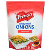 ["A bag of French's Crispy Fried Onions, Original flavor."]