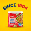 ["A container of French's Crispy Fried Onions."]