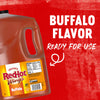 A gallon jug of Franks RedHot Buffalo Wing Sauce.
