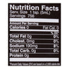 ['Nutrition facts label for a product with 0 calories per serving.']