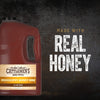 ["A gallon jug of Cattlemen's Mississippi Honey BBQ sauce, made with real honey."]