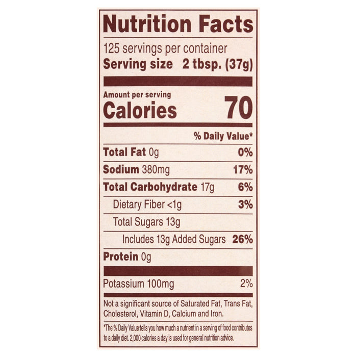 ['Nutrition facts label for a product with 70 calories per serving.']