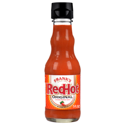 A bottle of Frank's RedHot Original Cayenne Pepper Sauce.